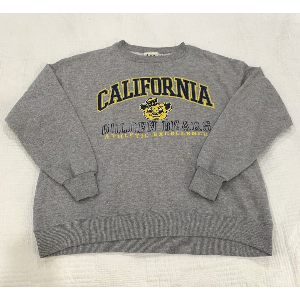 Vintage Lee University of California CAL BEARS Large Sweatshirt Made In USA